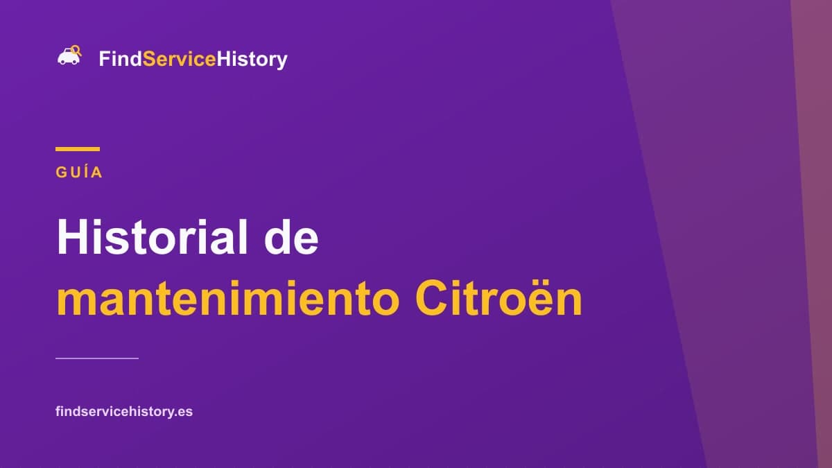 Historial de mantenimiento Citroën: cómo comprobarlo online