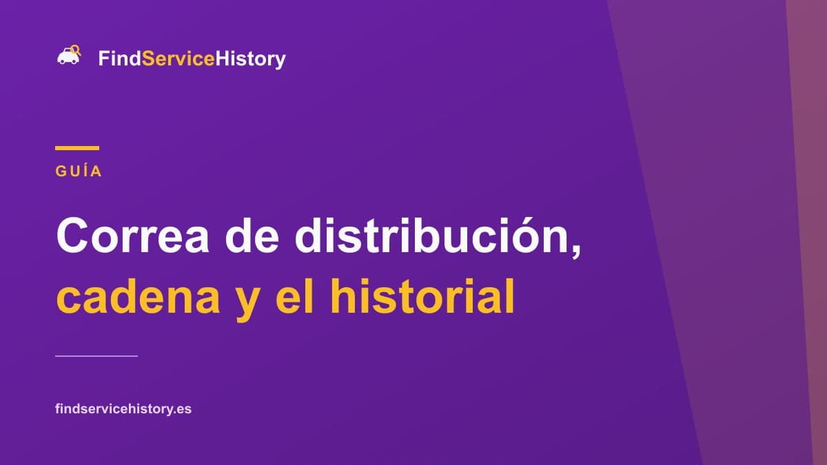 Correa de distribución, cadena y el historial
