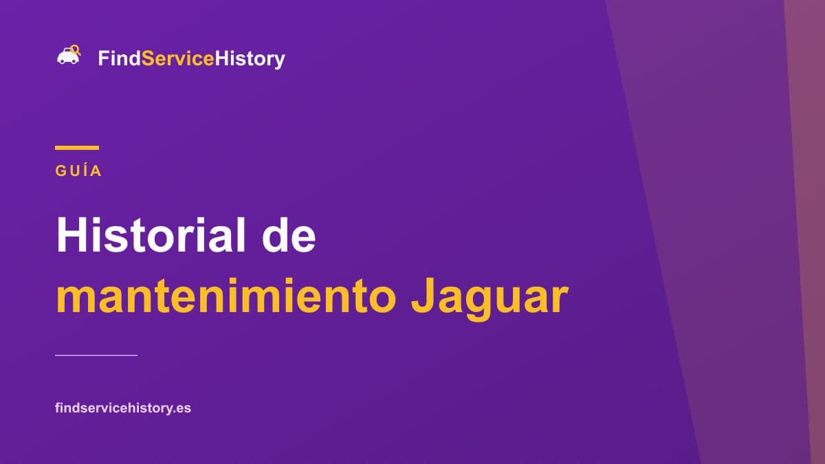 Historial de mantenimiento Jaguar: cómo comprobarlo online