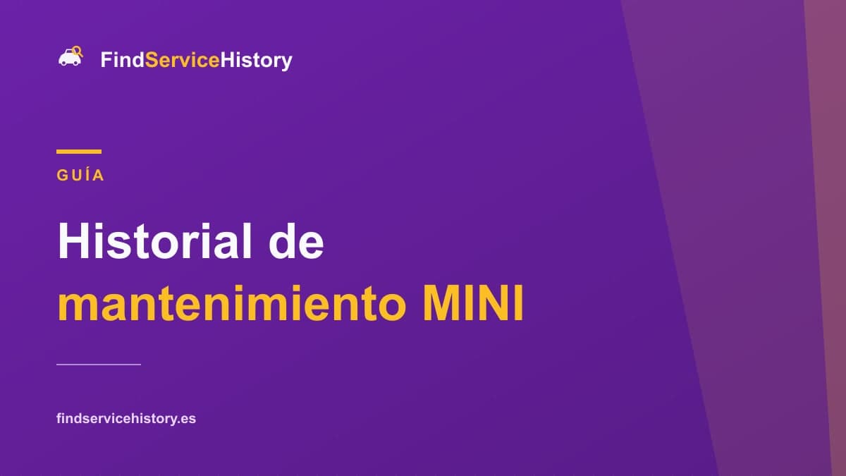 Historial de mantenimiento MINI: cómo comprobarlo online