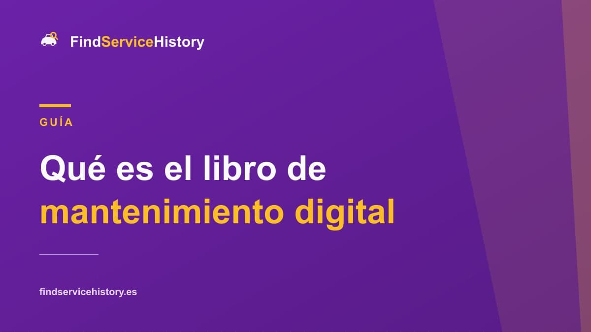 Qué es el libro de mantenimiento digital